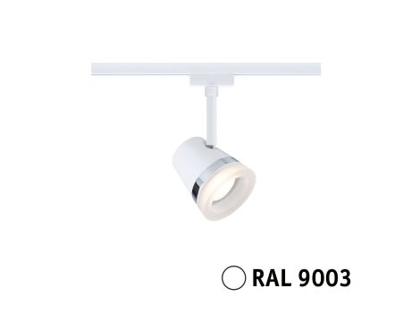 Reflektor na szynoprzewód Urail CONE DIM GU10 max.10W 230V biały RAL9003 / metal