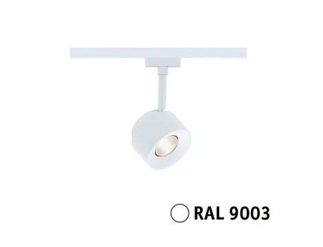 Reflektor na szynoprzewód URail PANE LED DIM 7W 650lm 3000K 230V biały RAL9003 / metal