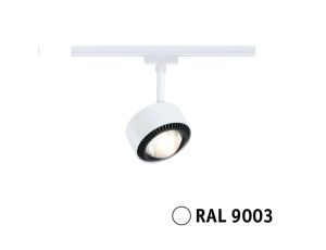 Reflektor na szynoprzewód URail ALDAN 8W DIM 470lm 4000K 230V biały RAL9003 / metal