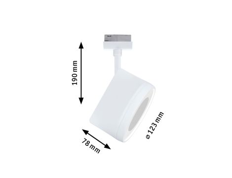 Reflektor na szynoprzewód URail ARENA 15W DIM 900lm 4000K 230V biały RAL9003 / metal - 9