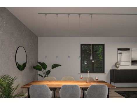 Oprawa zwieszana URail PENDEL COVER GU10 max.10W chrom matowy / tworzywo sztuczne - 3