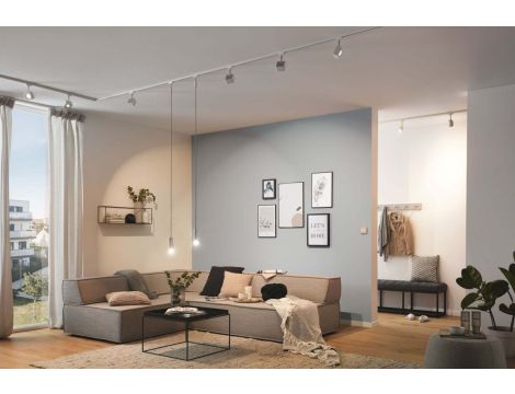 Szynoprzewód URail system 0,5m 230V biały RAL9003 / metal - 5