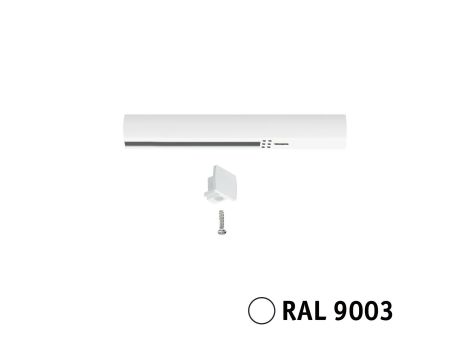 Zasilanie końcowe systemu URail max.1000W 230V biały RAL9003 / tworzywo sztuczne