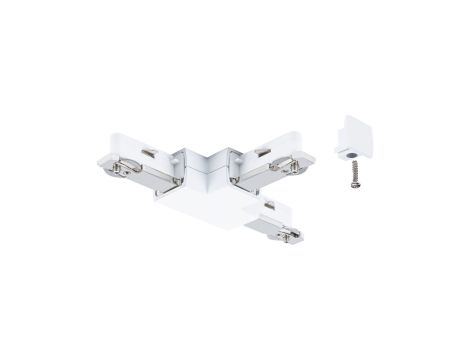 Łącznik szynowy T URail system 230V biały RAL9003 / tworzywo sztuczne - 2