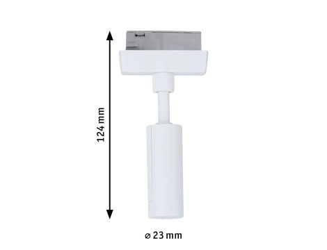 Adapter uniwersalny do szynoprzewodu URail max. 100W 230V biały RAL9003 / metal - 7