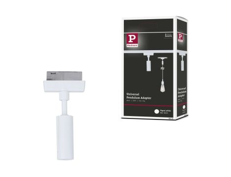 Adapter uniwersalny do szynoprzewodu URail max. 100W 230V biały RAL9003 / metal - 9