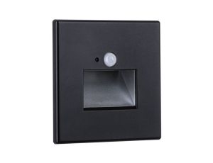 Oprawa przyschodowa EDGE LED czujnik ruchu i zmierzchu kwadrat 1x1,2W 120lm 2700K 230V czarny matowy / tworzywo sztuczne - image 2