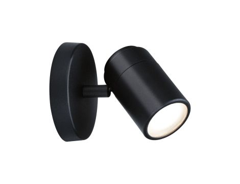 Oprawa ścienno sufitowa ZYLI GU10 max. 1x10W IP44 230V czarny matowy /metal