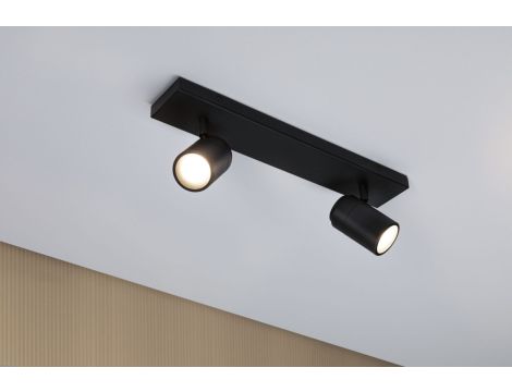 Oprawa ścienno sufitowa ZYLI GU10 max. 2x10W IP44 230V czarny matowy / metal - 3