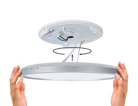 Plafoniera ATRIA SHINE LED Backlight z czujnikiem 11W okrągła 190mm 850lm 4000K IP44 230V biały / tworzywo sztuczne - 3