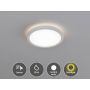 Plafoniera ATRIA SHINE LED Backlight z czujnikiem 16W okrągła 293mm 1600lm 4000K IP44 230V biały / tworzywo sztuczne - 5