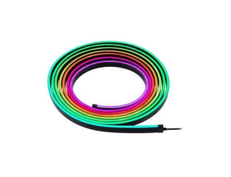Kompletny zestaw taśma Black Neon LED RGB+12W 24VA 5V DC 5M IP20 czarny / tworzywo sztuczne - 2