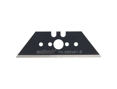 Ostrza trapezowe PRO SHARP 0,65x0,61 mm czarne, wolfcraft (5 szt.) - 2