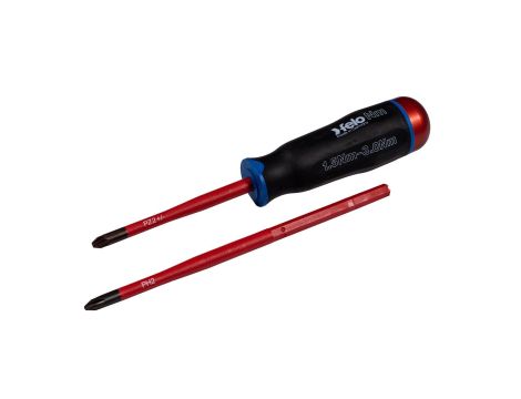 Wkrętak dynamometryczny NM 1.5-3.0 + dwie izolowane klingi VDE Z2 oraz PH2 z logo - 3