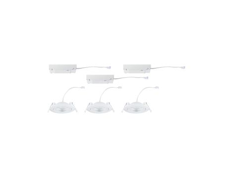 Zestaw opraw do wbudowania AUMUS LED 3-STEP DIM 3X5W 700lm 105mm 2700K-6500K IP20 230V biały / aluminium - 7