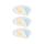 Zestaw opraw do wbudowania AUMUS LED 3-STEP DIM 3X5W 700lm 105mm 2700K-6500K IP20 230V biały / aluminium