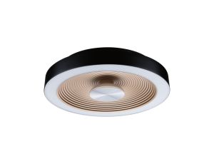 Plafoniera VOLEA 18W DIM 320MM 2120lm 3000K IP44 230V czarny / złoty / tworzywo sztuczne - image 2
