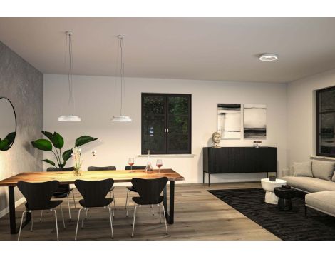 Plafoniera VOLEA 18W DIM 320MM 2120lm 3000K IP44 230V biały / srebrny/ tworzywo sztuczne - 5