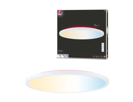 Plafoniera ATRIA SHINE LED Backlight RGB+W 32W 2700lm okragłą 400mm 3000K-6500K 230V biały / tworzywo sztuczne - 13