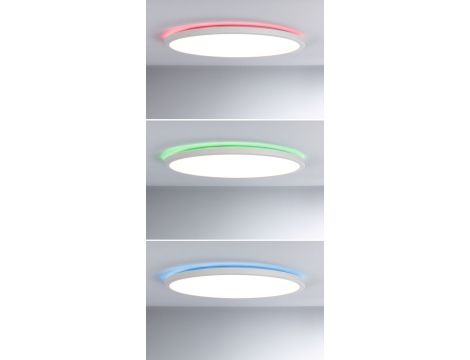 Plafoniera ATRIA SHINE LED Backlight RGB+W 32W 2700lm okragłą 400mm 3000K-6500K 230V biały / tworzywo sztuczne - 4