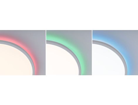 Plafoniera ATRIA SHINE LED Backlight RGB+W 32W 2700lm okragłą 400mm 3000K-6500K 230V biały / tworzywo sztuczne - 6