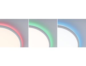 Plafoniera ATRIA SHINE LED Backlight RGB+W 19W 1500lm okragłą 290mm 3000K-6500K 230V biały / tworzywo sztuczne - image 2