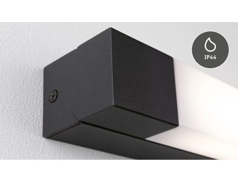 Oprawa ścienna nad lustro QUASAR LED 7,5W 3000K 600lm 440mm IP44 230V czarny / metal - 4