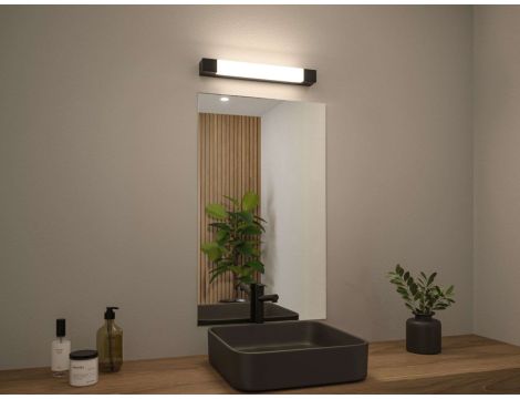 Oprawa ścienna nad lustro QUASAR LED 7,5W 3000K 600lm 440mm IP44 230V czarny / metal - 5