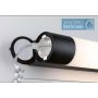 Oprawa ścienna nad lustro ORGON LED 7,5W 3000K 600lm 440mm IP44 230V czarny / aluminium - 5