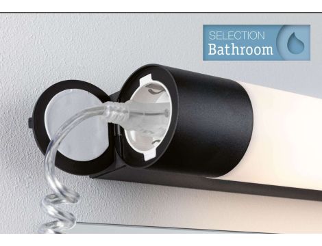 Oprawa ścienna nad lustro ORGON LED 1,5W 3000K 850lm 720mm IP44 230V czarny / aluminium - 4