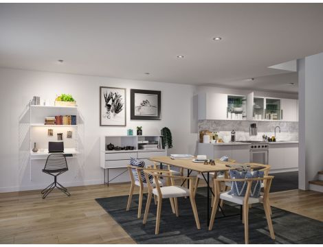 Oprawa do wbudowania AUMUS LED 3-STEP DIM 5W 700lm 105mm 2700K-6500K IP20 230V chrom matowy / aluminium - 9