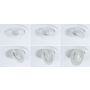 Oprawa do wbudowania AUMUS LED 3-STEP DIM 5W 700lm 105mm 2700K-6500K IP20 230V biały / aluminium - 6