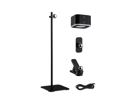 Lampka stołowa VARIA LED 3W DIM USB-C 2700K-6500K magnes klips 250/60lm 5V czarny / metal - 15