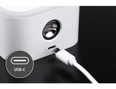 Lampka stołowa VARIA LED 3W DIM USB-C 2700K-6500K magnes klips 250/60lm 5V biały / metal - 8