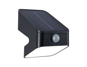 Oprawa elewacyjna LESLY LED 5.5W solar PIR 400lm 3000K IP65 USB-C 3.7V antracyt / tworzywo sztuczne