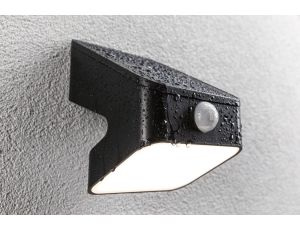 Oprawa elewacyjna LESLY LED 5.5W solar PIR 400lm 3000K IP65 USB-C 3.7V antracyt / tworzywo sztuczne - image 2