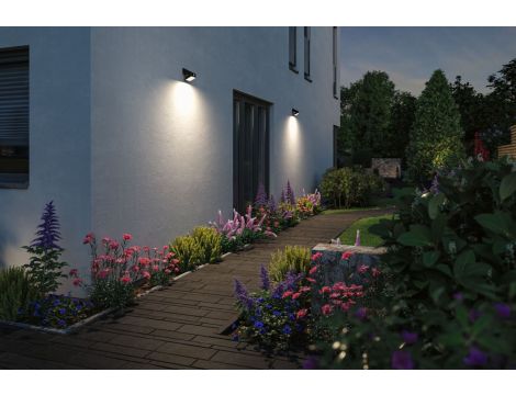 Oprawa elewacyjna LESLY LED 5.5W solar PIR 400lm 3000K IP65 USB-C 3.7V antracyt / tworzywo sztuczne - 11