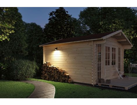 Oprawa elewacyjna LESLY LED 5.5W solar PIR 400lm 3000K IP65 USB-C 3.7V antracyt / tworzywo sztuczne - 12