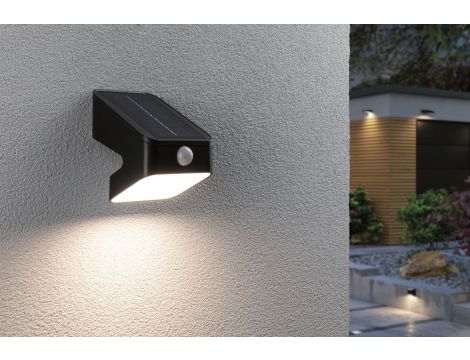 Oprawa elewacyjna LESLY LED 5.5W solar PIR 400lm 3000K IP65 USB-C 3.7V antracyt / tworzywo sztuczne - 4