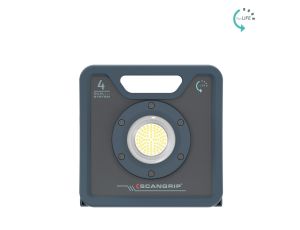 Wytrzymała akumulatorowo - sieciowa lampa robocza LED 4000 lm 25 W Scangrip NOVA 4 C+R forLIFE 03.6204