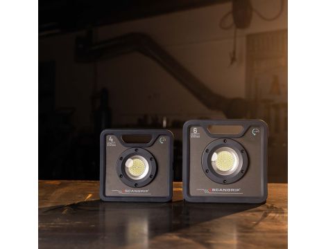 Wytrzymała akumulatorowo - sieciowa lampa robocza LED 4000 lm 25 W Scangrip NOVA 4 C+R forLIFE 03.6204 - 8