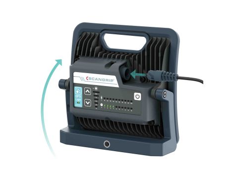 Wytrzymała akumulatorowo - sieciowa lampa robocza LED 4000 lm 25 W Scangrip NOVA 4 C+R forLIFE 03.6204 - 13