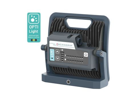 Wytrzymała akumulatorowo - sieciowa lampa robocza LED 4000 lm 25 W Scangrip NOVA 4 C+R forLIFE 03.6204 - 15