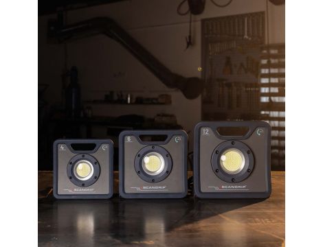 Wytrzymała lampa robocza LED 12000 lm BLUETOOTH 81 W Scangrip NOVA 12 forLIFE 03.6206 - 18