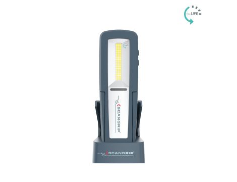 Akumulatorowa lampa robocza LED 500 lm 3,2  W z bazą ładującą Scangrip UNIFORM forLIFE 03.6208