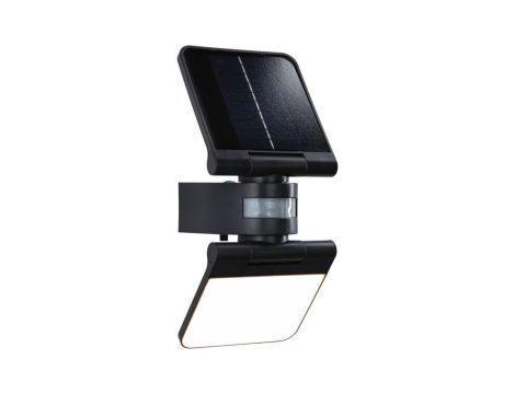 Oprawa elewacyjna LESLA LED 12.5W solar PIR 1000lm 3000K IP65 USB-C 3.6V antracyt / tworzywo sztuczne