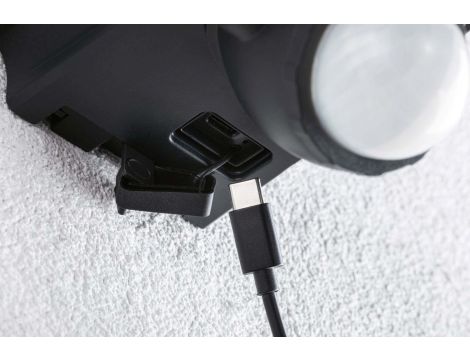 Oprawa elewacyjna SONLIG LED 2X9W solar PIR 2X1100lm 3000K IP65 USB-C 3.6V antracyt / tworzywo sztuczne - 11