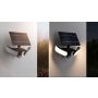 Oprawa elewacyjna SONLIG LED 2X9W solar PIR 2X1100lm 3000K IP65 USB-C 3.6V antracyt / tworzywo sztuczne - 7