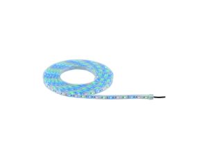 Taśma zewnętrzna LED solar 5m 3,2W DIM RGB 22lm/m czujnik zmierzchu pilot 5V IP44 czarny / tworzywo sztuczne - image 2