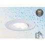 Zestaw opraw do wbudowania CALLA LED 10x5W 430lm okrągła wychylna 3000/4000/6500K IP65 230V biały matowy - 7